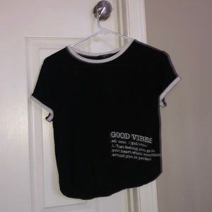 Forever 21 Good Vibes Tee size small